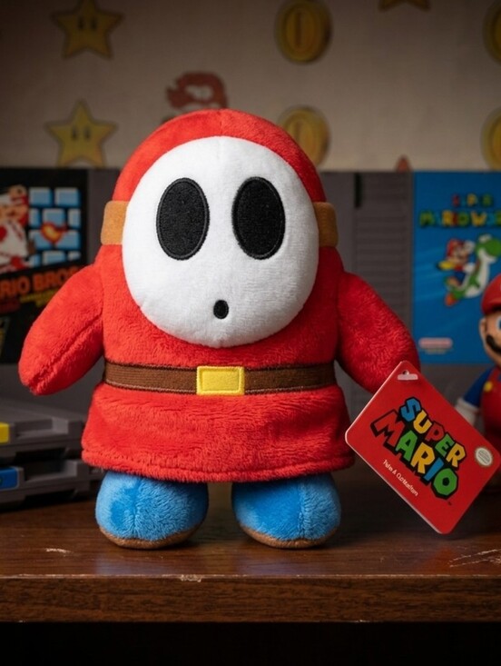 Nintendo Other - Nintendo Super Mario Shy Guy Plush 2018 Good Stuff NWT 9" Stuffed Character Toy